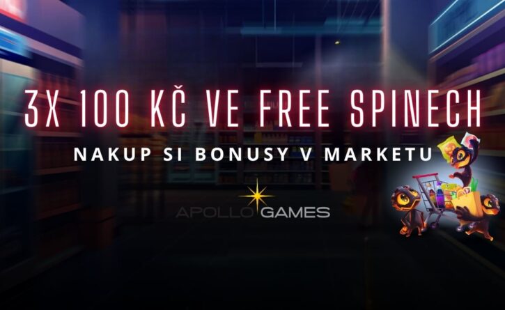 Bonus 100 Kč ve free spinech u Apollo Games