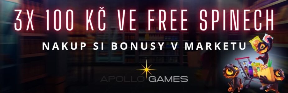 Bonus 100 Kč ve free spinech u Apollo Games Bonus 100 Kč ve free spinech u Apollo Games