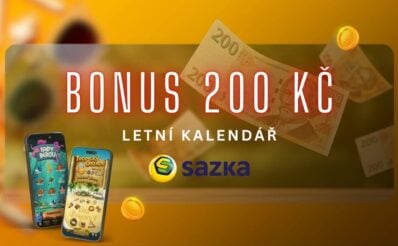 Bonus 200 Kč u Sazky
