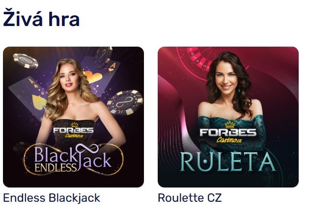 Forbes live casino hry
