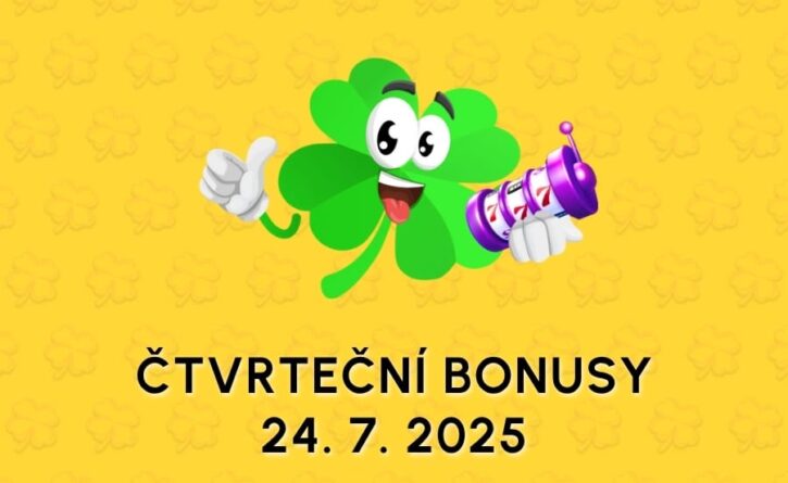 Free spiny a bonusy dnes 24-7-2025