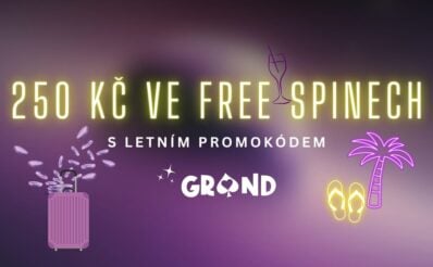 Grandwin 250 Kč ve free spinech
