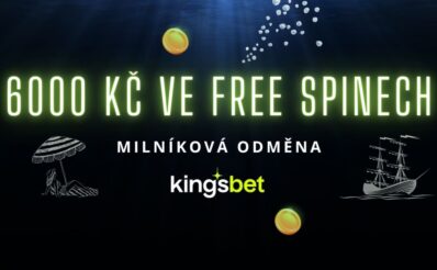 Kingsbet 6000 Kč ve free spinech