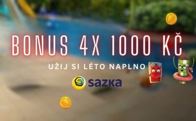 Letní bonus 4x 1000 Kč u Sazky