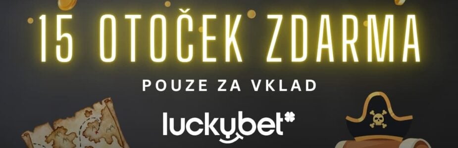 LuckyBet 15 otoček zdarma