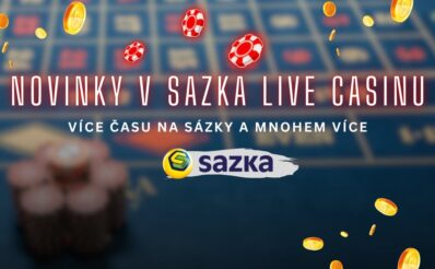 Sazka novinky v live casinu