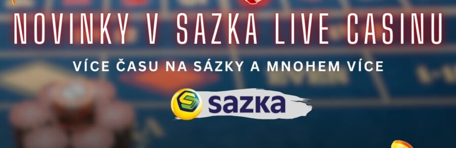 Sazka novinky v live casinu Sazka novinky v live casinu