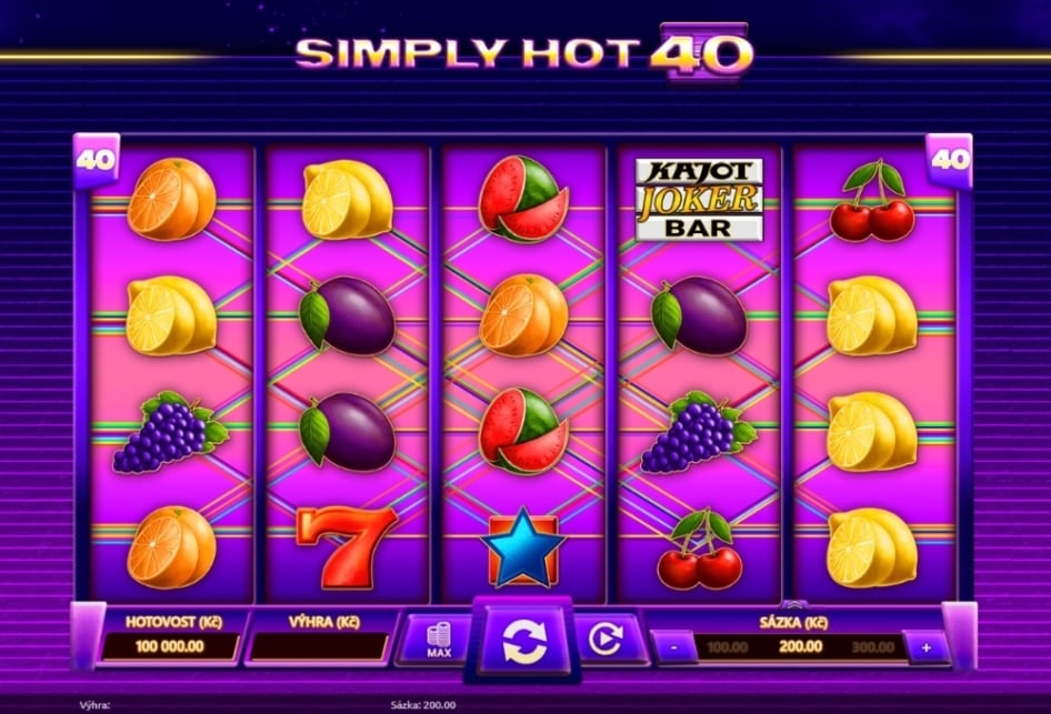 Simply Hot 40 od Kajot