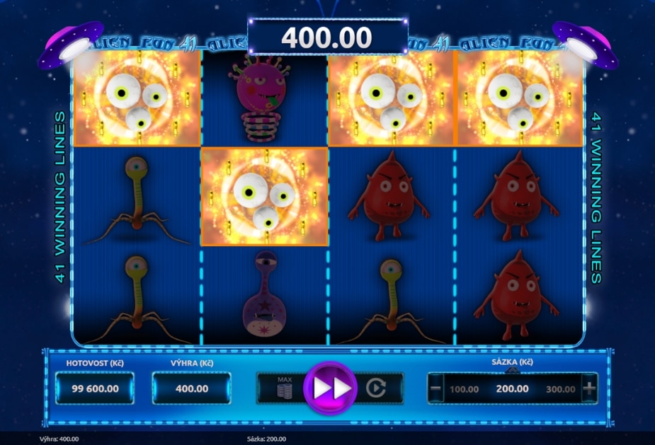 Téma a symboly Alien Fun 41