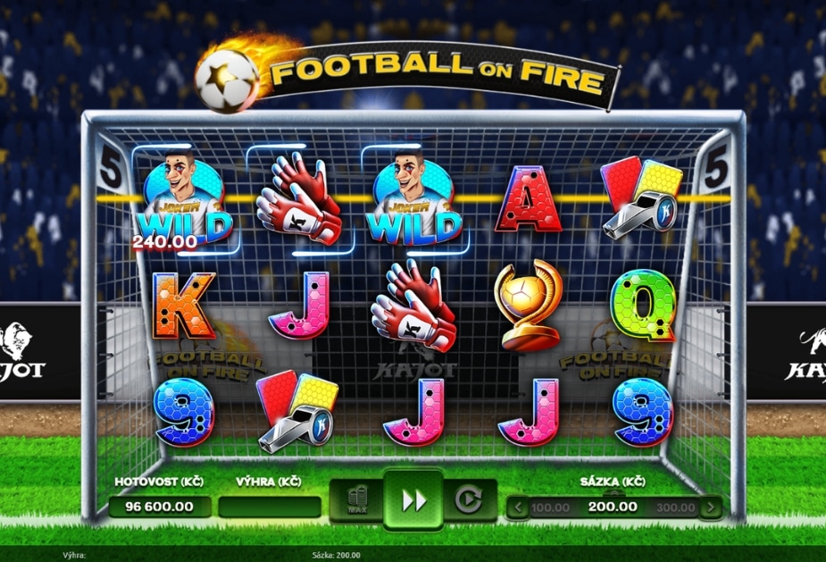 Téma a symboly Football On Fire