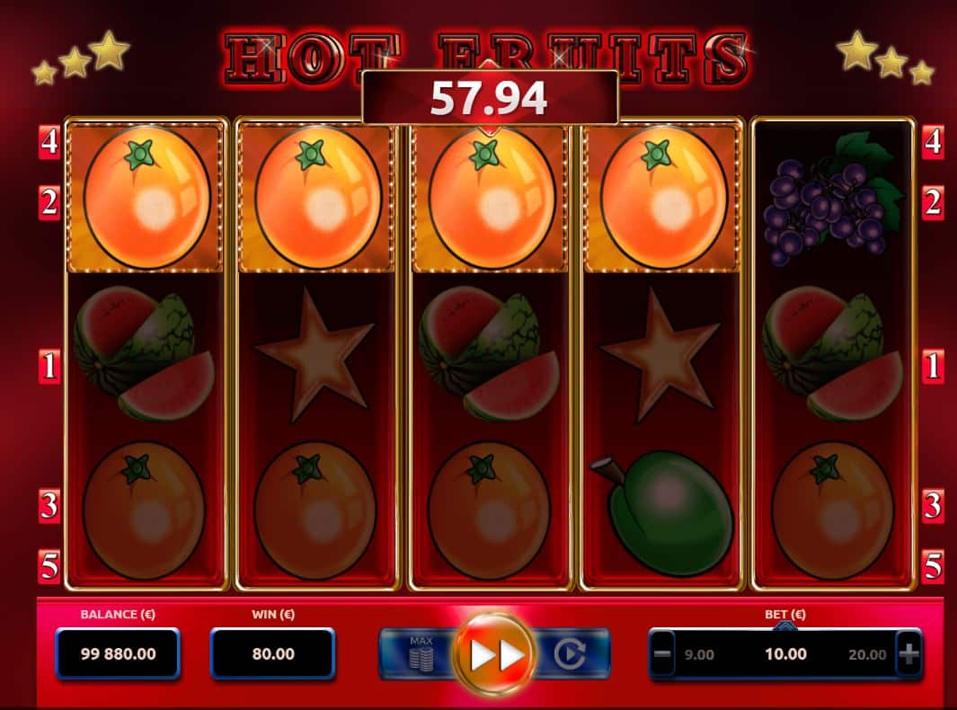 Téma a symboly Hot Fruits