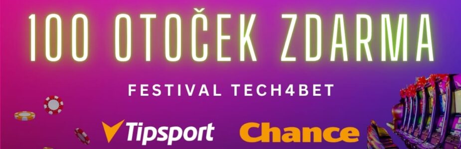 Tipsport a Chance 100 otoček zdarma Tipsport a Chance 100 otoček zdarma