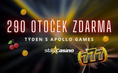 290 free spinů na Star Casinu
