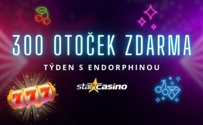 300 free spinů u Star Casina