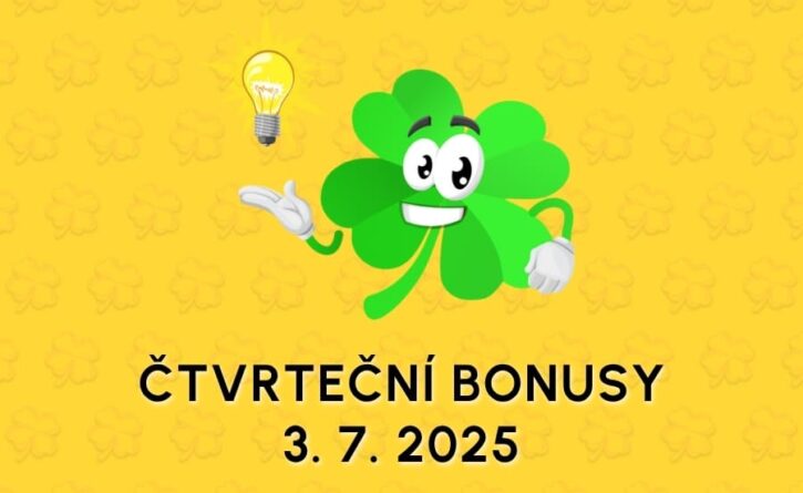 Free spiny a bonusy dnes 3. 7. 2025