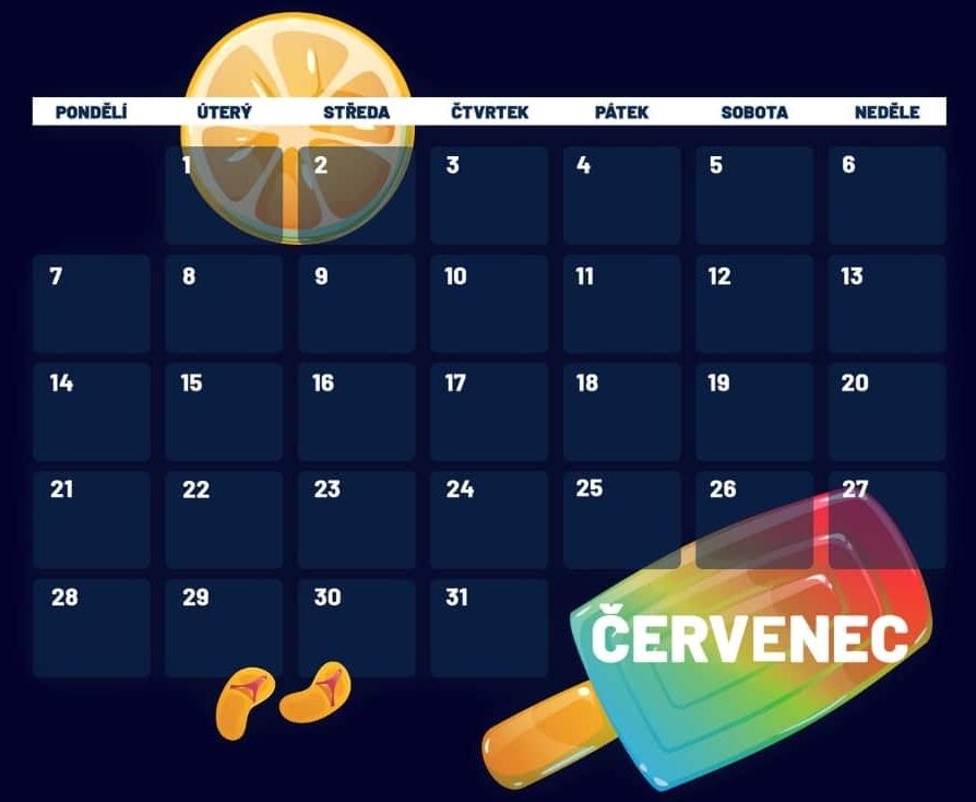 Kalendář Milionové léto Apollo