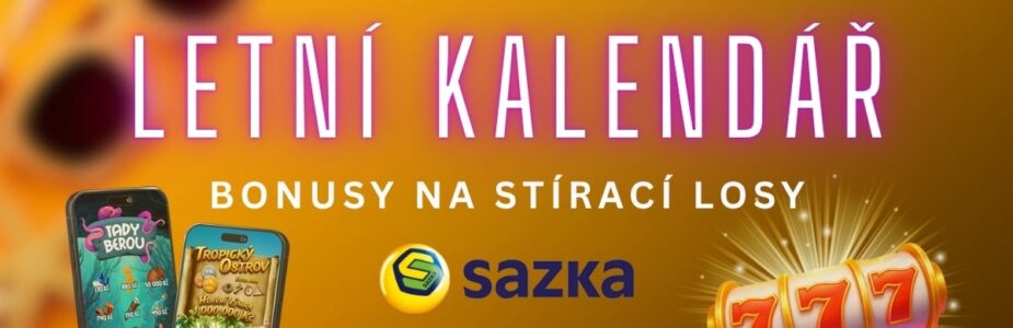 Letní kalendář s losy na Sazka