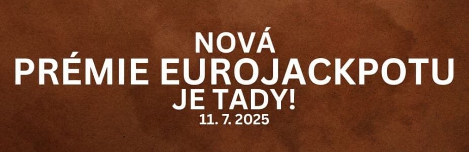 Páteční Prémie Eurojackpotu je tady!