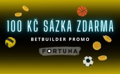 100 Kč sázka zdarma u Fortuny