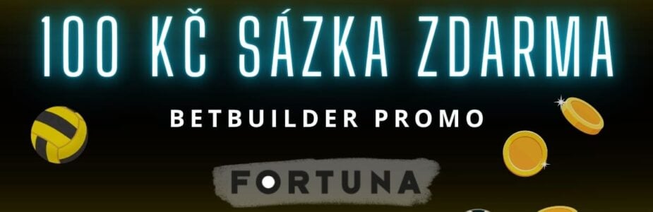 100 Kč sázka zdarma u Fortuny