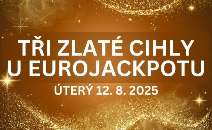 Vyhraj jednu ze tří dnešních zlatých cihel od Eurojackpotu!