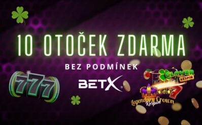 Získej 10 FS bez podmínek u BetX