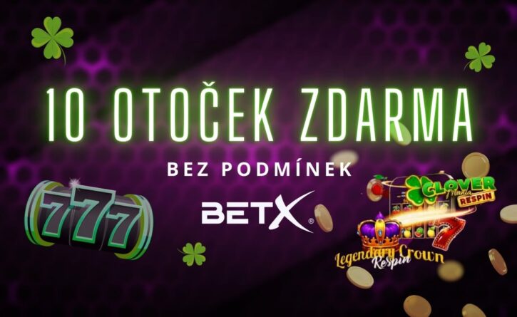 Získej 10 FS bez podmínek u BetX
