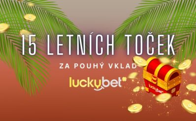 15 otoček zdarma v LuckyBet