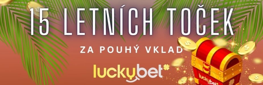 15 otoček zdarma v LuckyBet