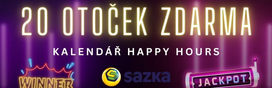 20 otoček Sazka kalendář Happy Hours