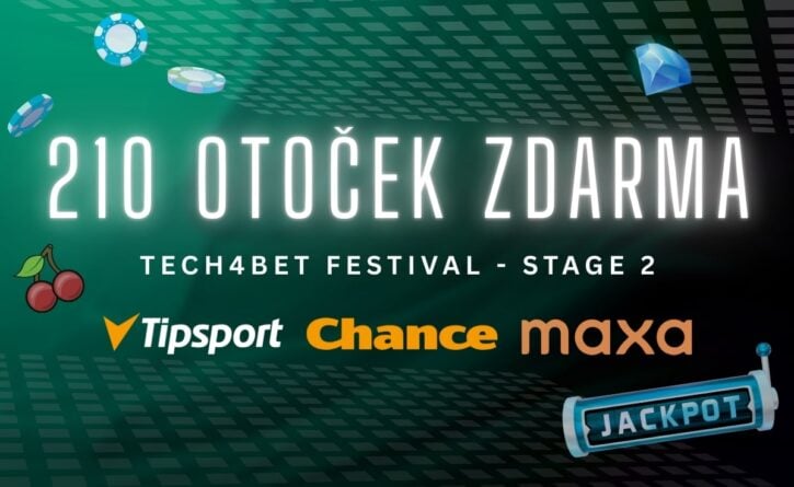 210 otoček u Tipsportu Chance a Maxy