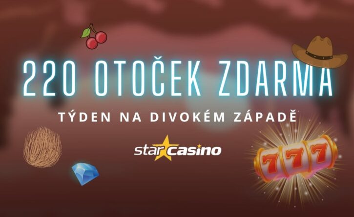 220 otoček zdarma ve Star Casinu