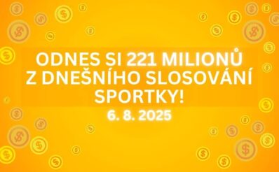 Dnes se u Sportky hraje o pořádnou raketu!