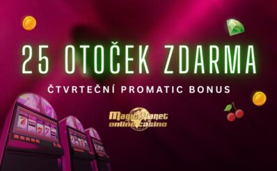 25 free spinů u Magic Planet