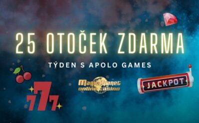 Týdenní bonus 25 otočkami u Magic Planet