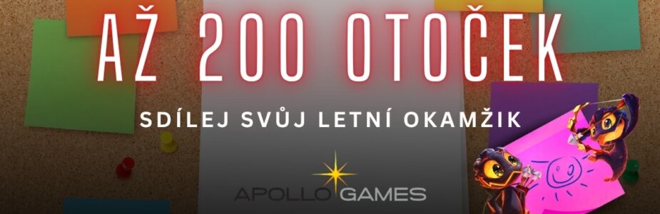 Až 200 otoček zdarma u Apolla