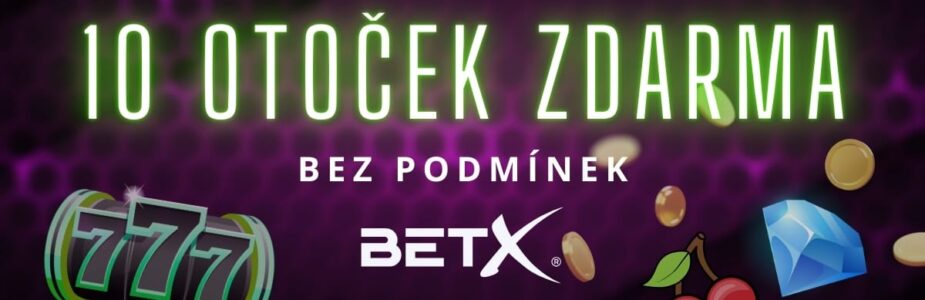 BetX-10-fs-bez-podminek 10 free spinů bez podmínek u BetX