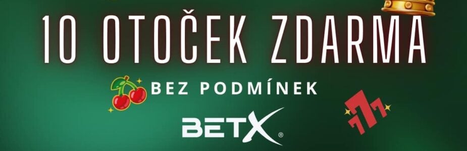 BetX 10 otoček zdarma bez podmínek