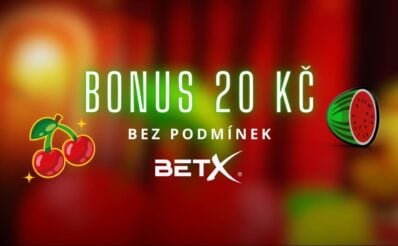 BetX bonus 20 Kč bez podmínek