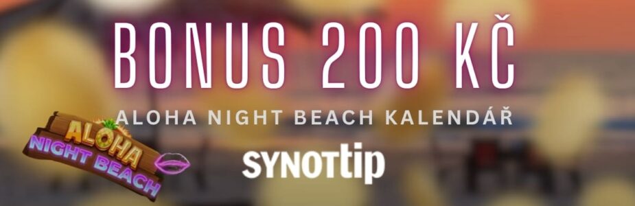Bonus 200 Kč v Synottip Bonus 200 Kč v Synottip
