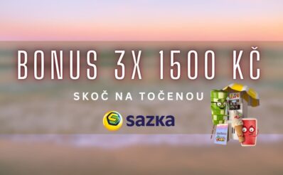 Bonus 3x 1500 Kč u Sazky