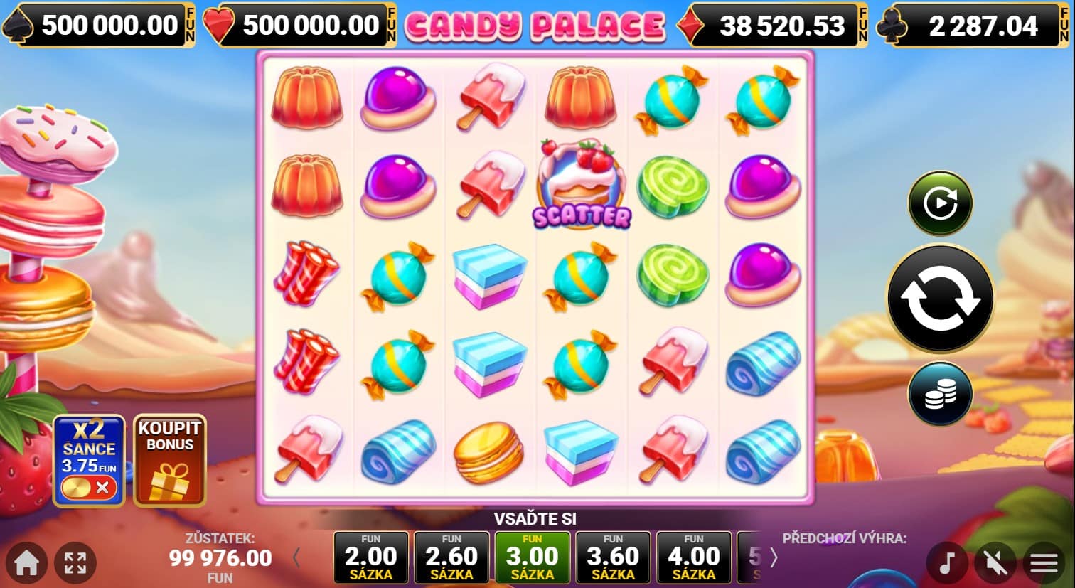 Candy Palace demo automat