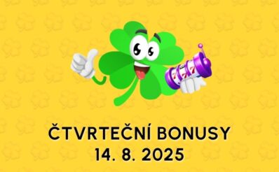 Free spiny a bonusy dnes 14. 8. 2025
