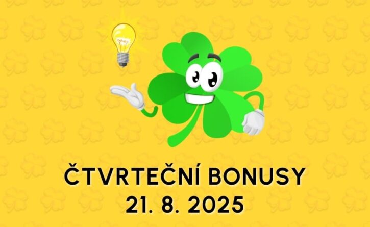 Free spiny a bonusy dnes 21-8-2025