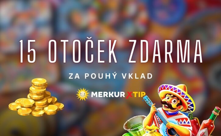 Merkur 15 free spinů za vklad