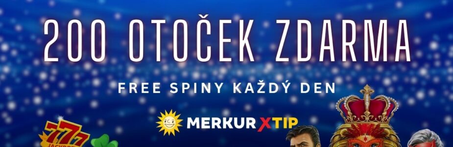 Merkur 200 free spinů