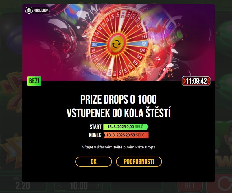 Prize drops synottip