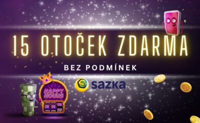 Sazka 15 free spinů bez podmínek