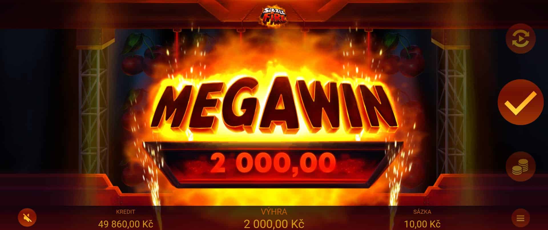 Sizzle Fire online automat Scatter