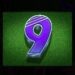Symbol Číslo 9 automatu Spin & Score Megaways od Pragmatic Play